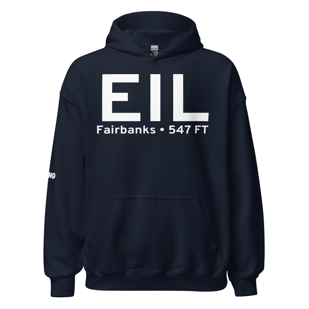 Fairbanks (PAEI) Airport Hoodie Sweatshirt 