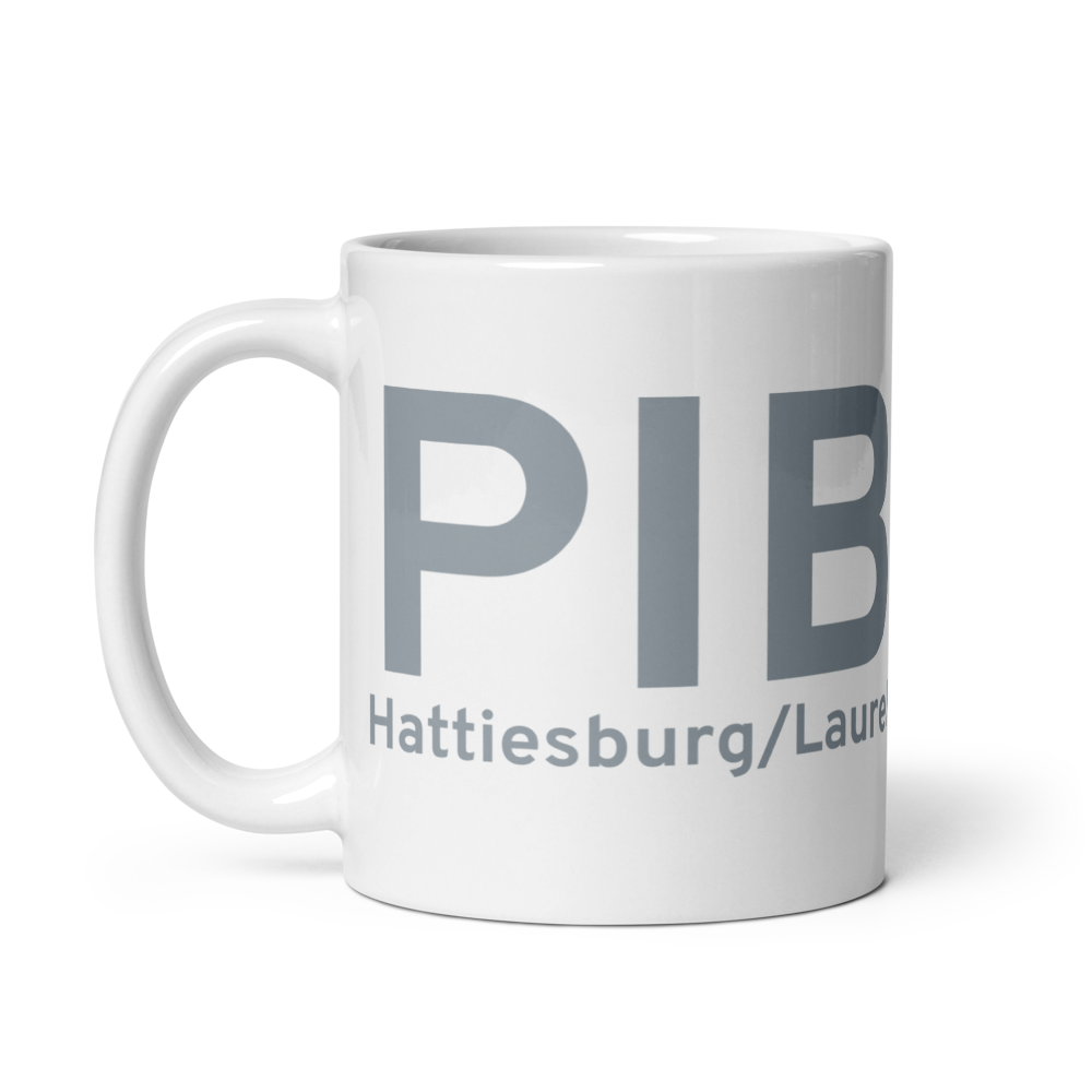 Hattiesburg/Laurel (KPIB) Airport Mug 