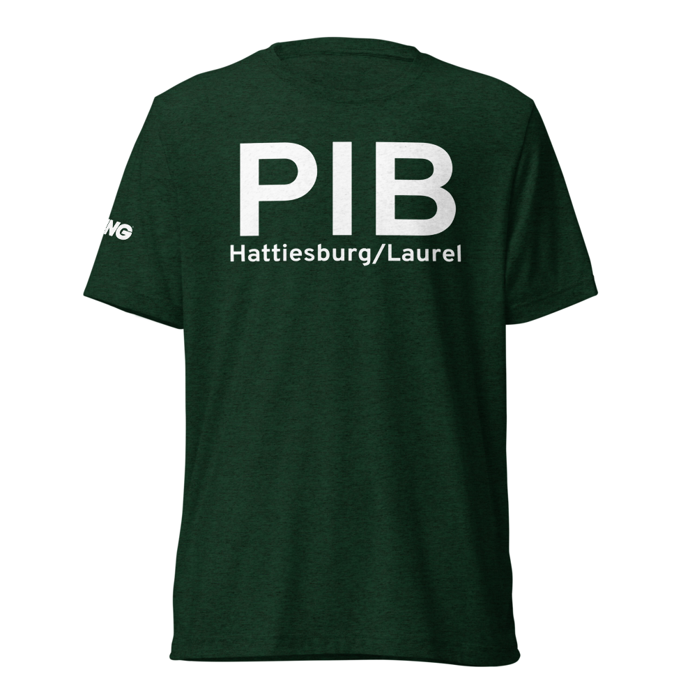 Hattiesburg/Laurel (KPIB) Airport Tri-blend T-Shirt 
