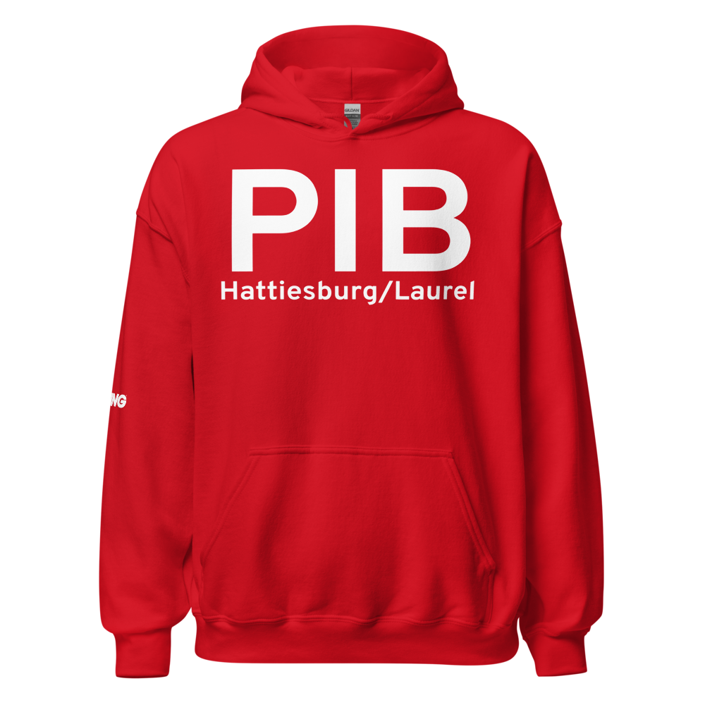 Hattiesburg/Laurel (KPIB) Airport Hoodie Sweatshirt 
