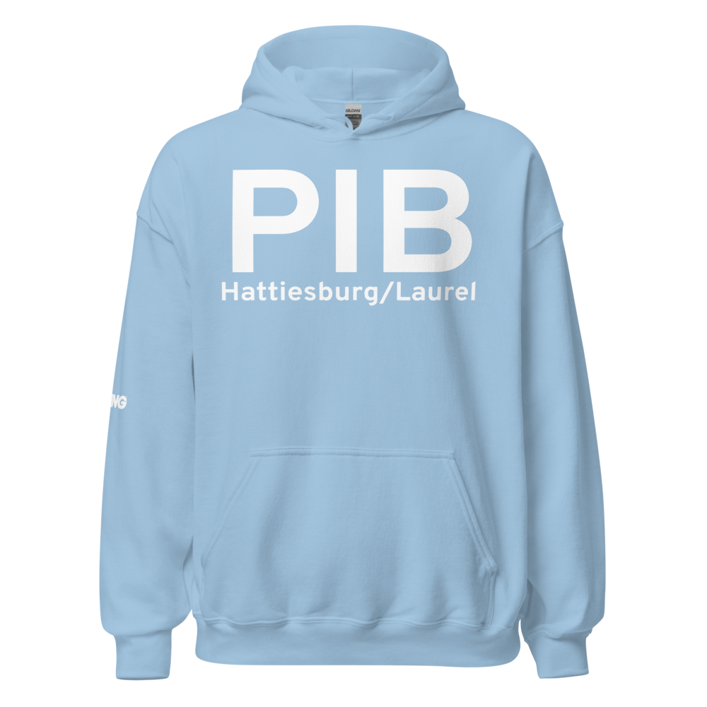 Hattiesburg/Laurel (KPIB) Airport Hoodie Sweatshirt 