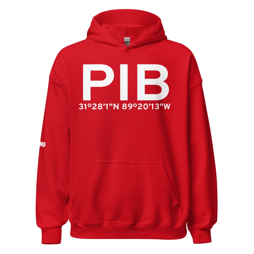 Hattiesburg/Laurel (KPIB) Airport Hoodie Sweatshirt 