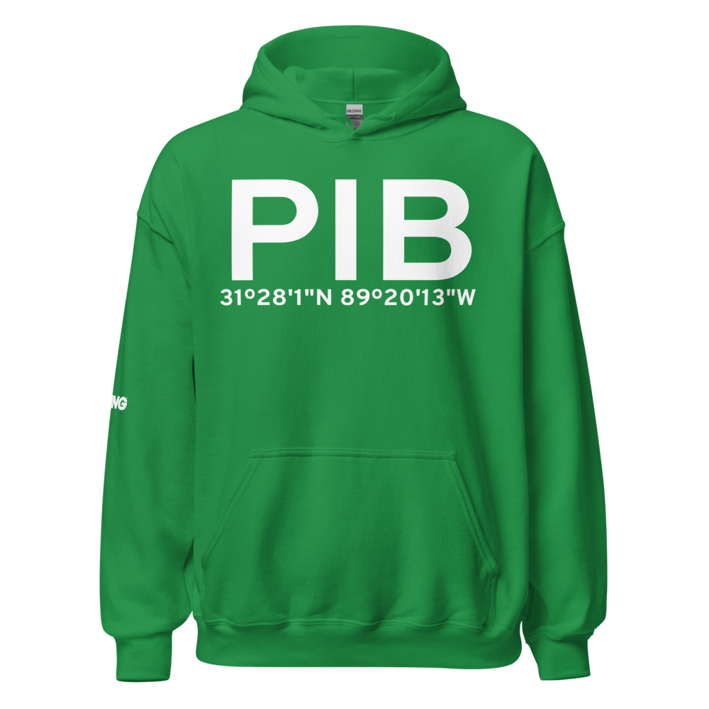 Hattiesburg/Laurel (KPIB) Airport Hoodie Sweatshirt 
