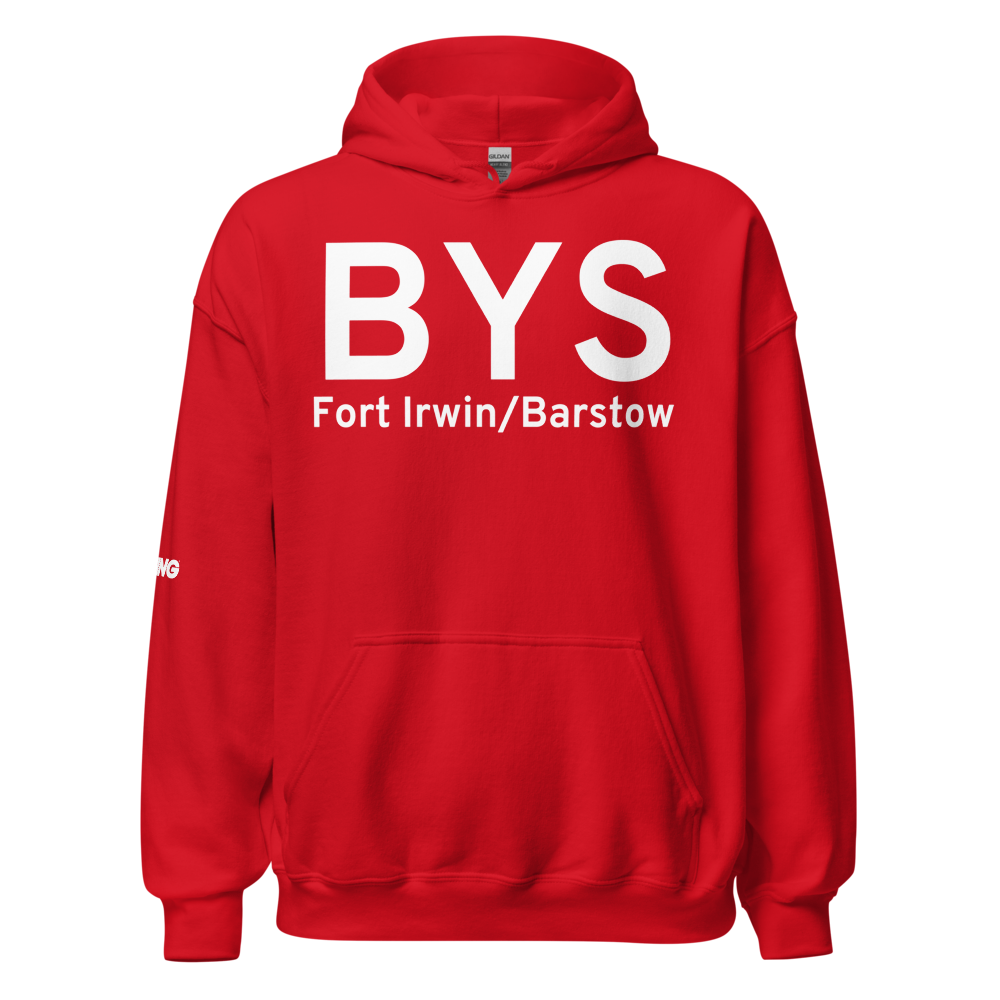 Fort Irwin/Barstow (KBYS) Airport Hoodie Sweatshirt 