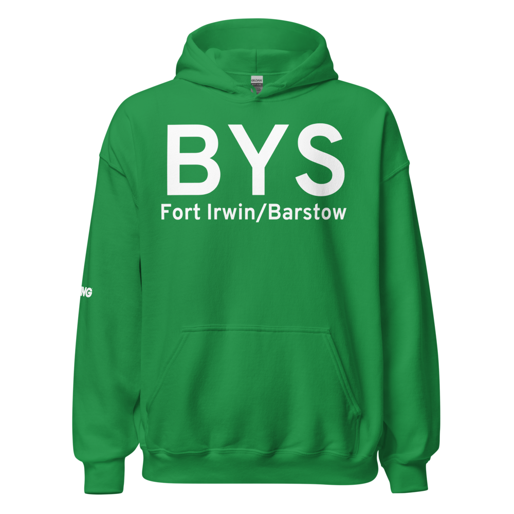 Fort Irwin/Barstow (KBYS) Airport Hoodie Sweatshirt 
