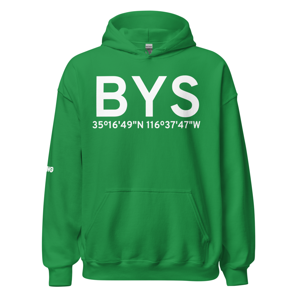 Fort Irwin/Barstow (KBYS) Airport Hoodie Sweatshirt 