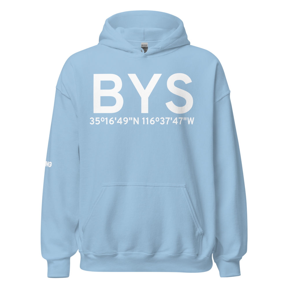 Fort Irwin/Barstow (KBYS) Airport Hoodie Sweatshirt 