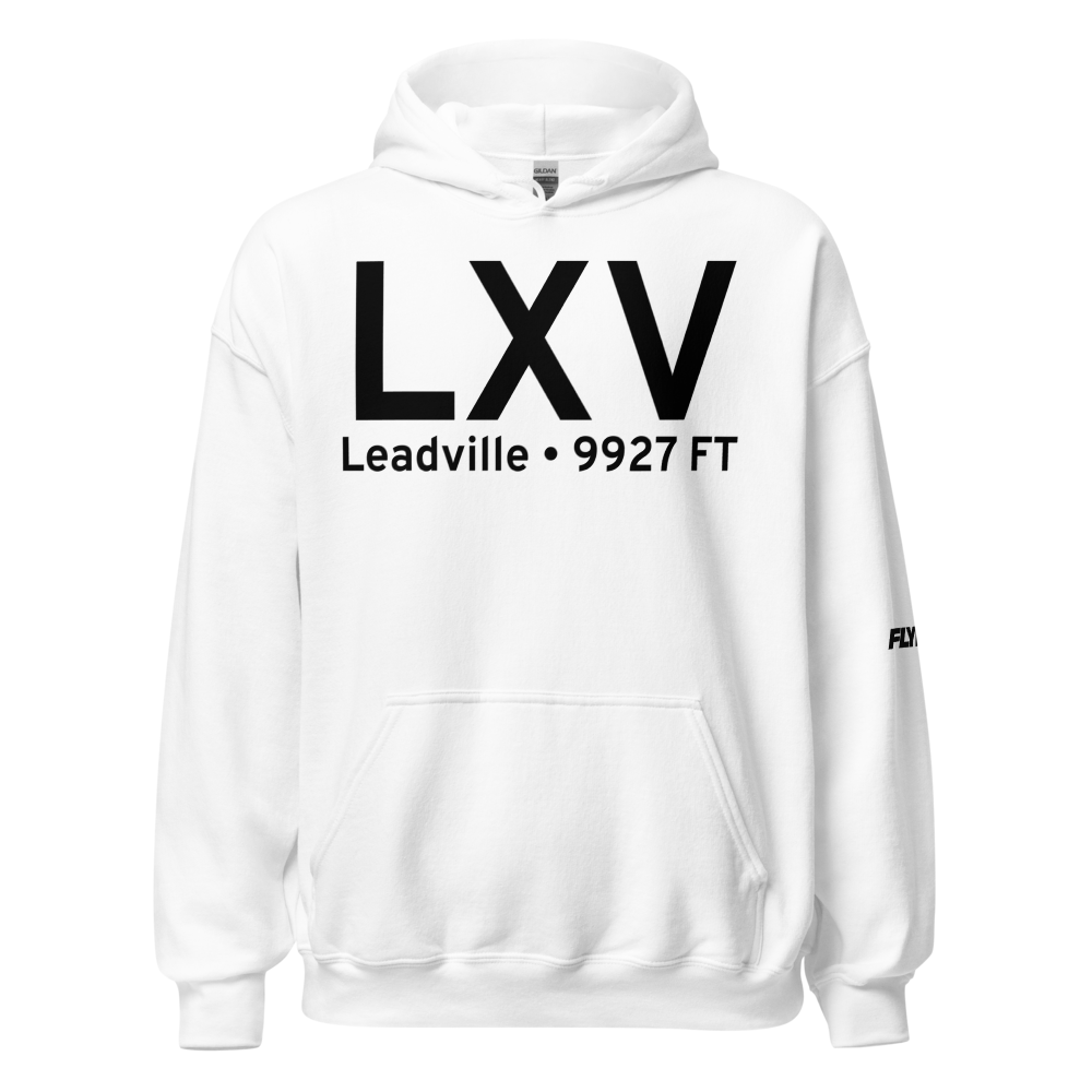Leadville (KLXV) Airport Hoodie Sweatshirt 