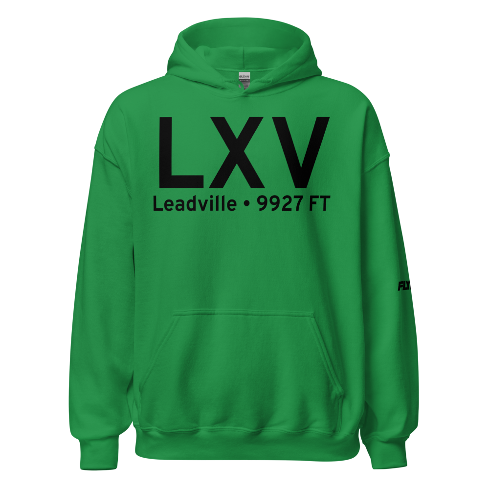 Leadville (KLXV) Airport Hoodie Sweatshirt 