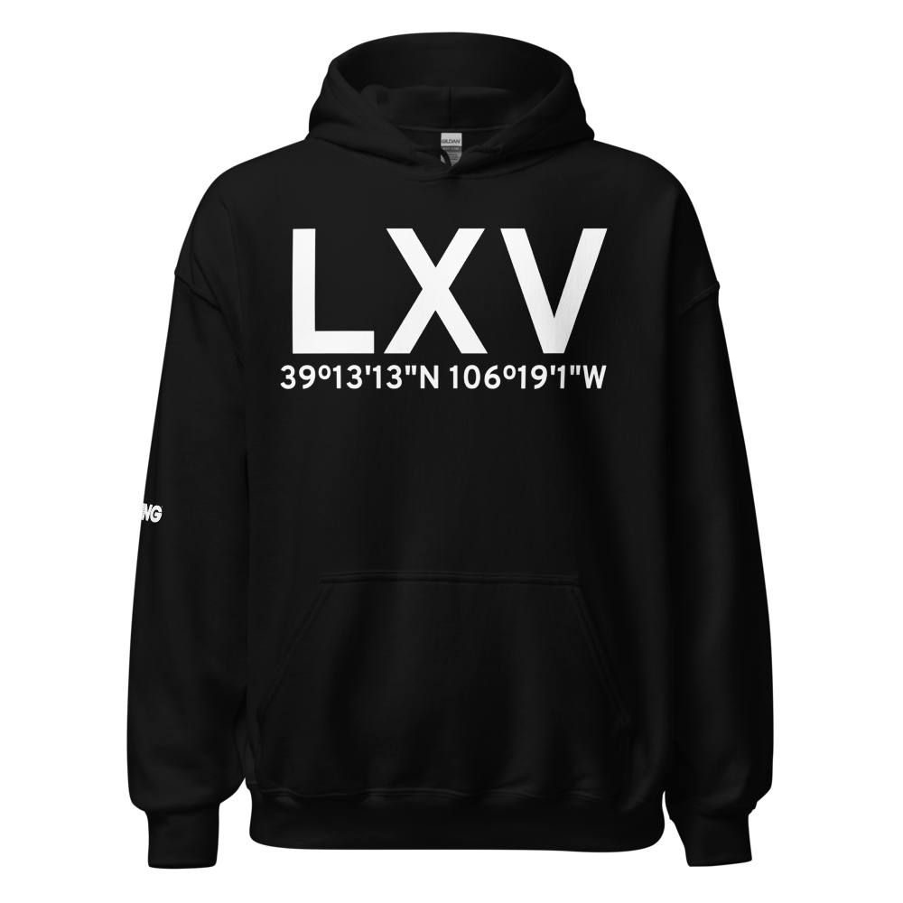 Leadville (KLXV) Airport Hoodie Sweatshirt 