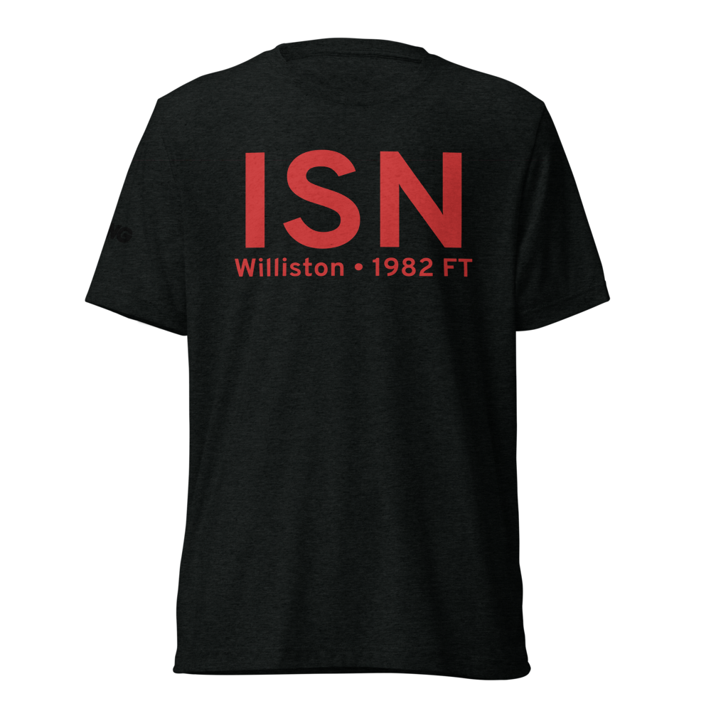 Williston (KISN) Airport Tri-blend T-Shirt 