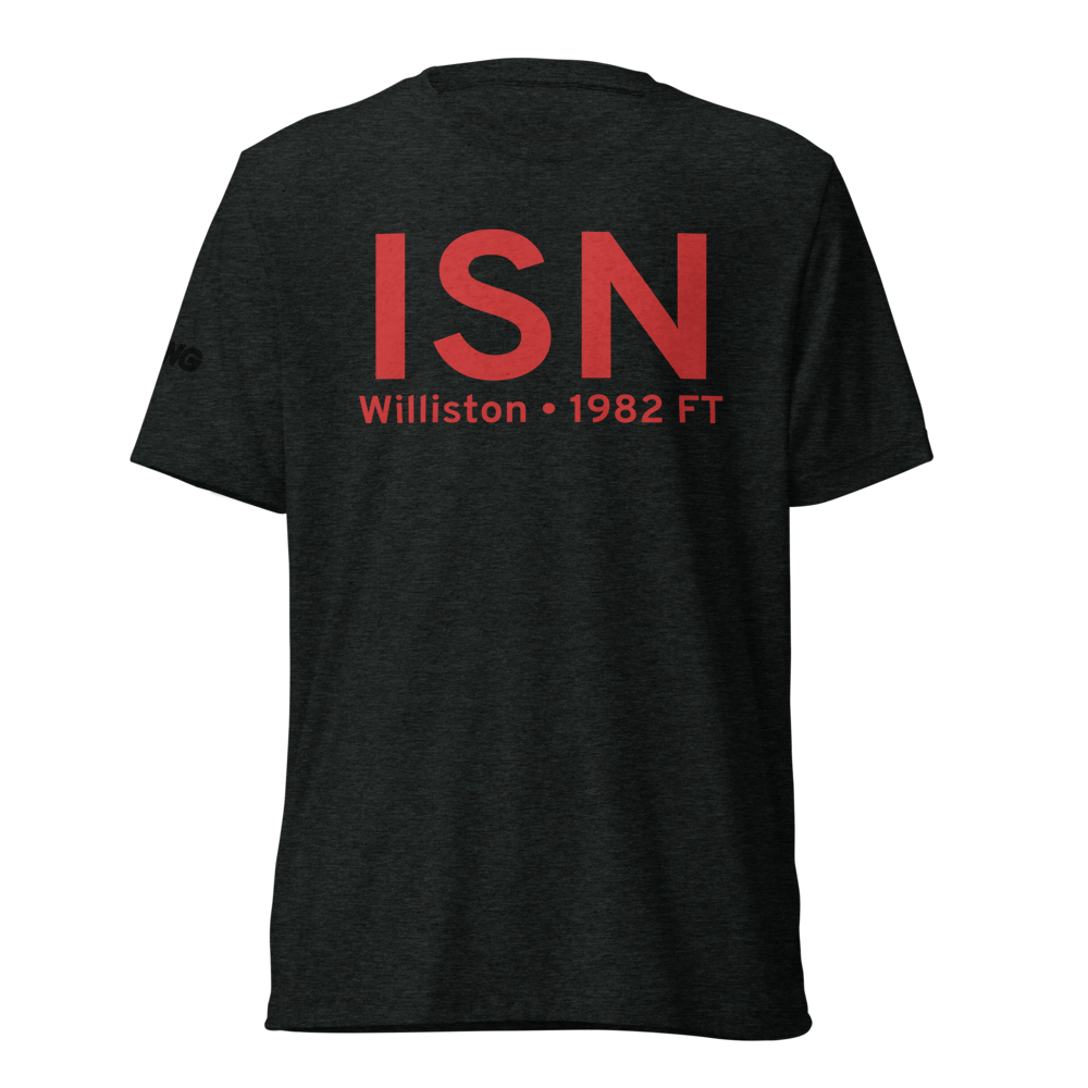 Williston (KISN) Airport Tri-blend T-Shirt 