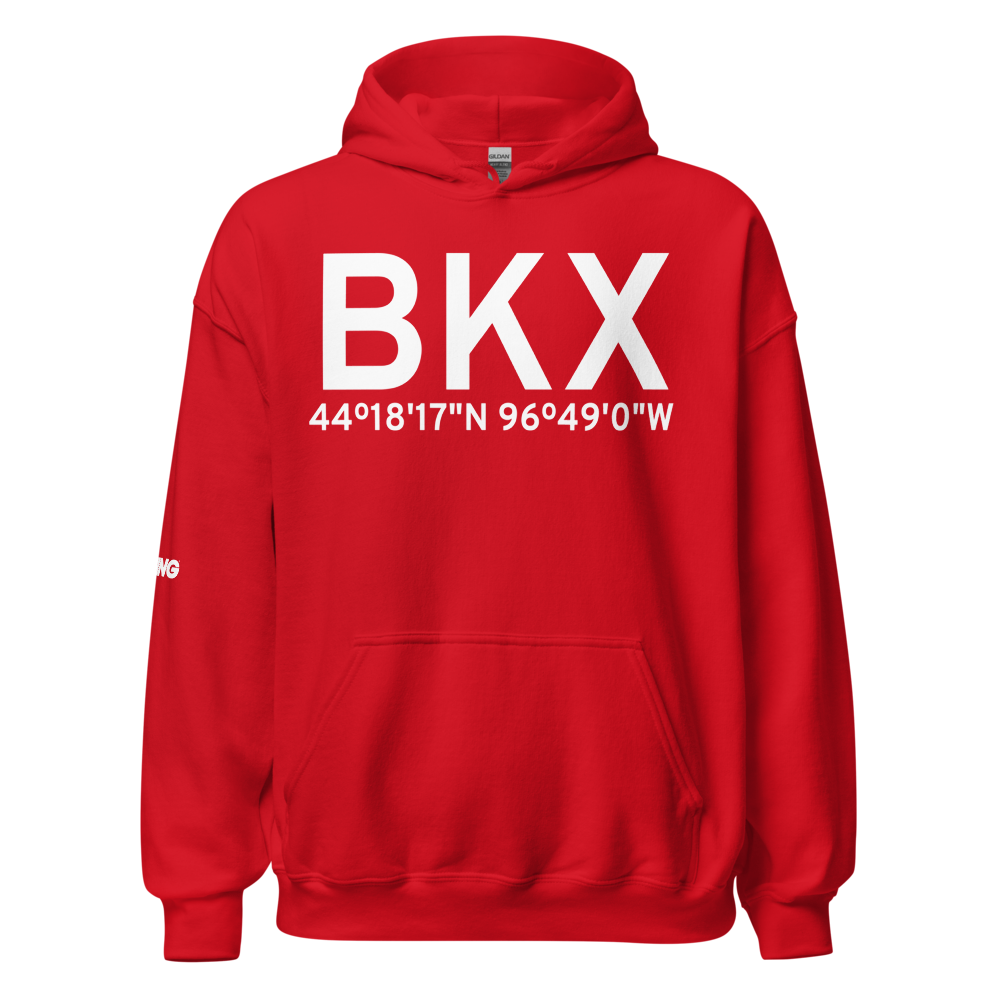 Brookings (KBKX) Airport Hoodie Sweatshirt 