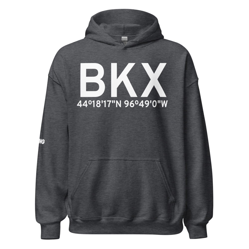 Brookings (KBKX) Airport Hoodie Sweatshirt 