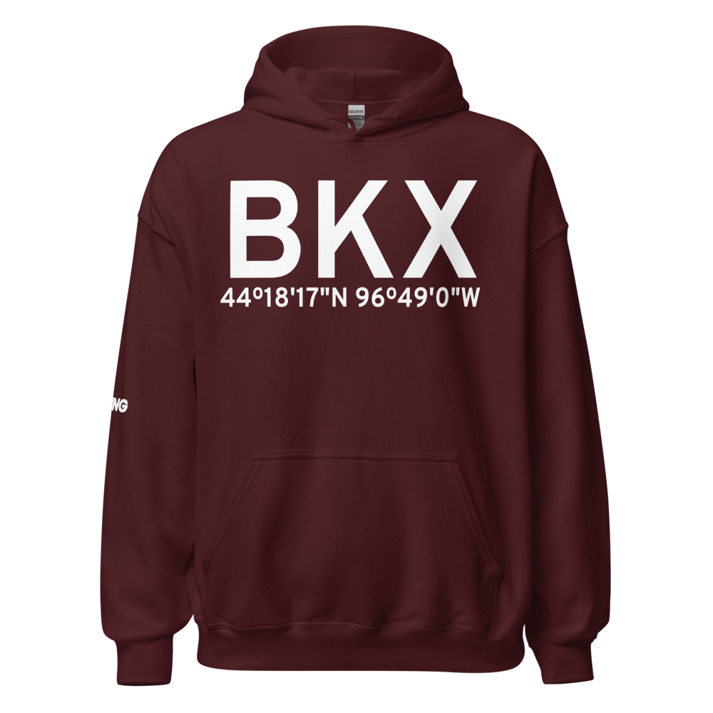 Brookings (KBKX) Airport Hoodie Sweatshirt 
