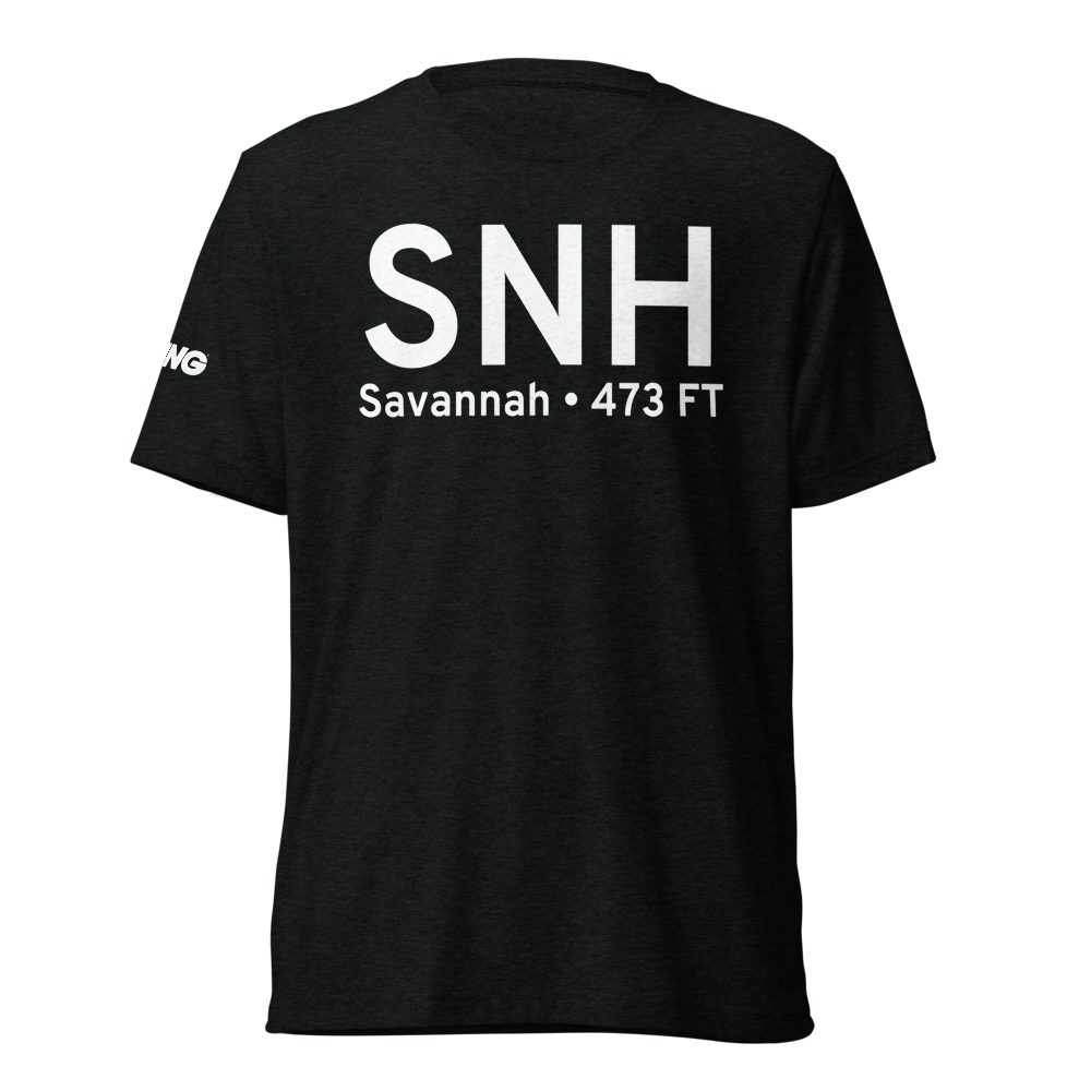 Savannah (KSNH) Airport Tri-blend T-Shirt 