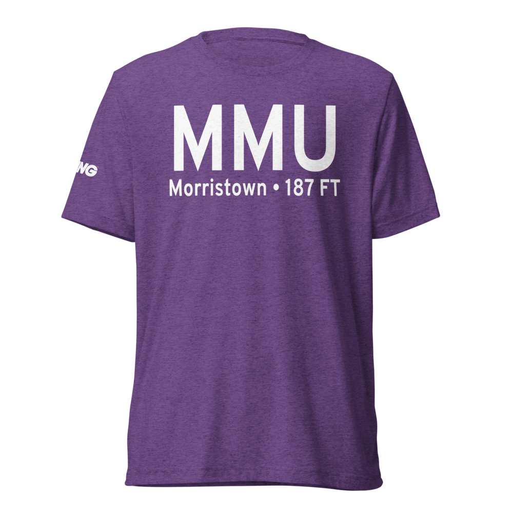 Morristown (KMMU) Airport Tri-blend T-Shirt 