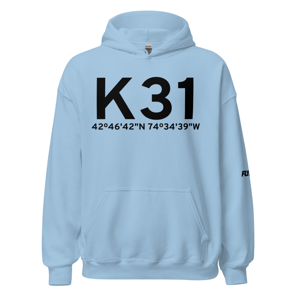 Sharon Springs (K31) Airport Hoodie Sweatshirt 