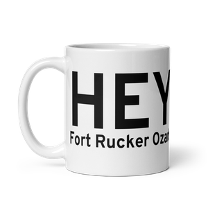 Fort Rucker Ozark (HEY) Airport Mug