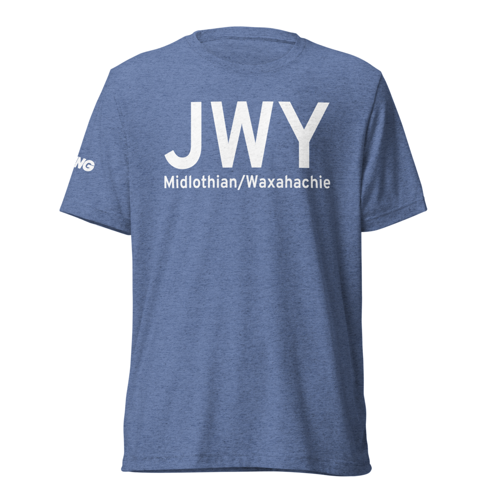 Midlothian/Waxahachie (KJWY) Airport Tri-blend T-Shirt 