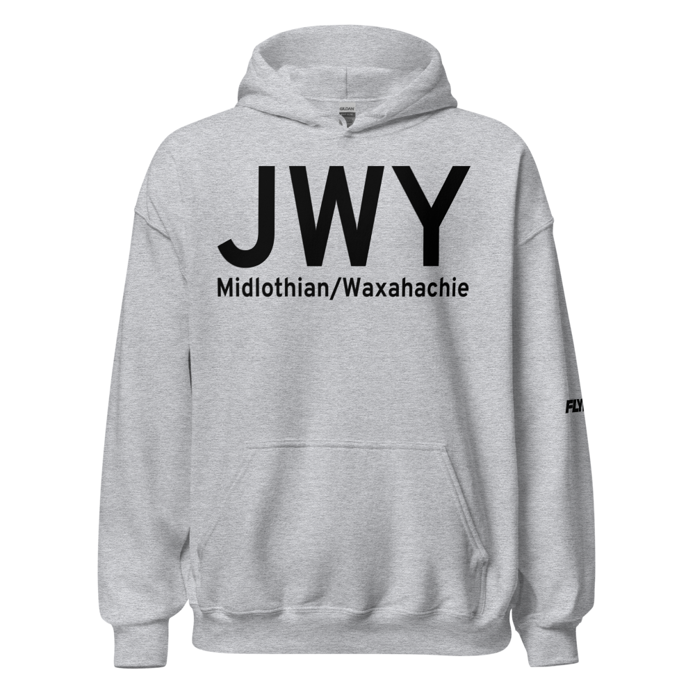Midlothian/Waxahachie (KJWY) Airport Hoodie Sweatshirt 