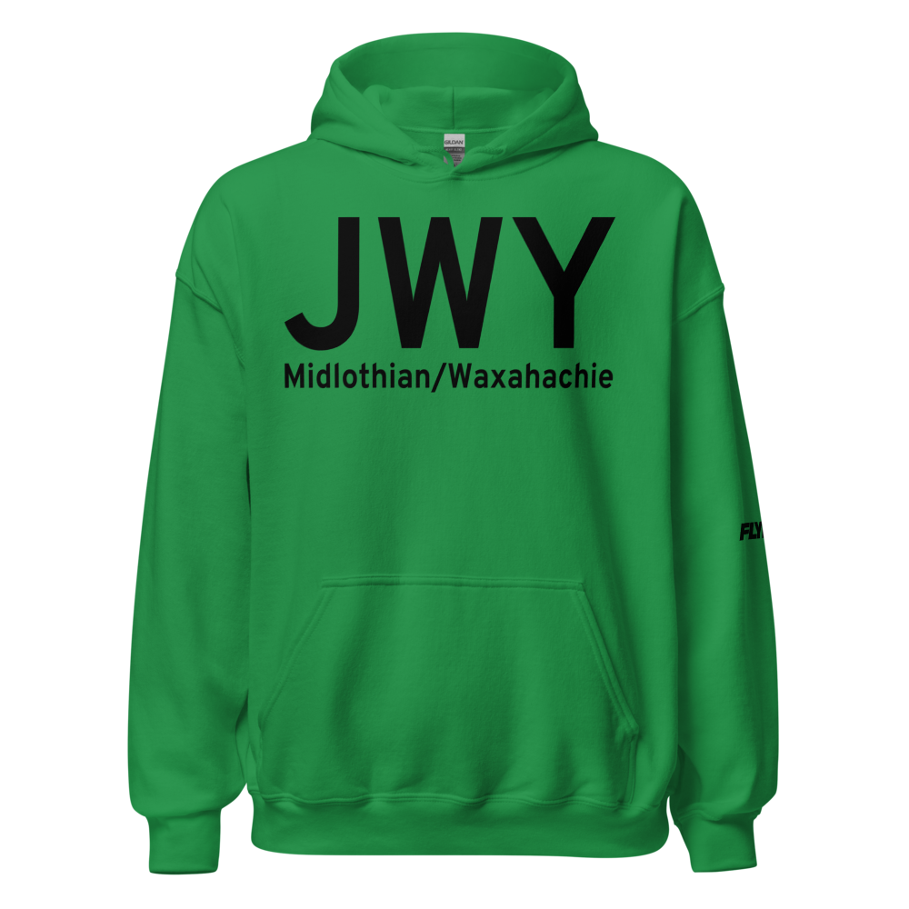 Midlothian/Waxahachie (KJWY) Airport Hoodie Sweatshirt 