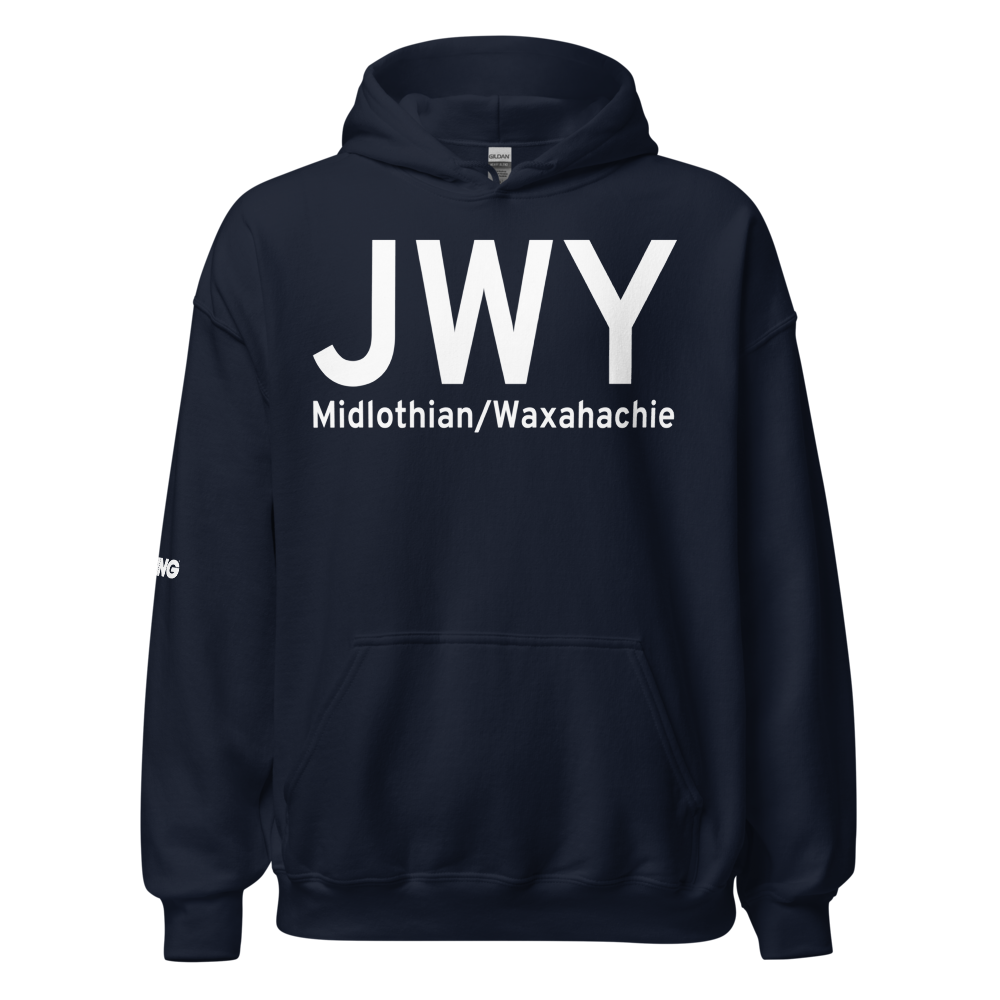 Midlothian/Waxahachie (KJWY) Airport Hoodie Sweatshirt 