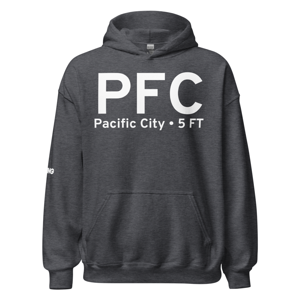 Pacific City (PFC) Airport Hoodie Sweatshirt 