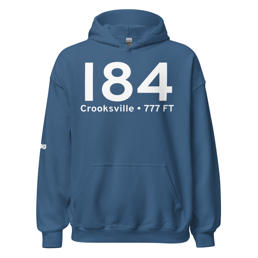 Crooksville (I84) Airport Hoodie Sweatshirt 