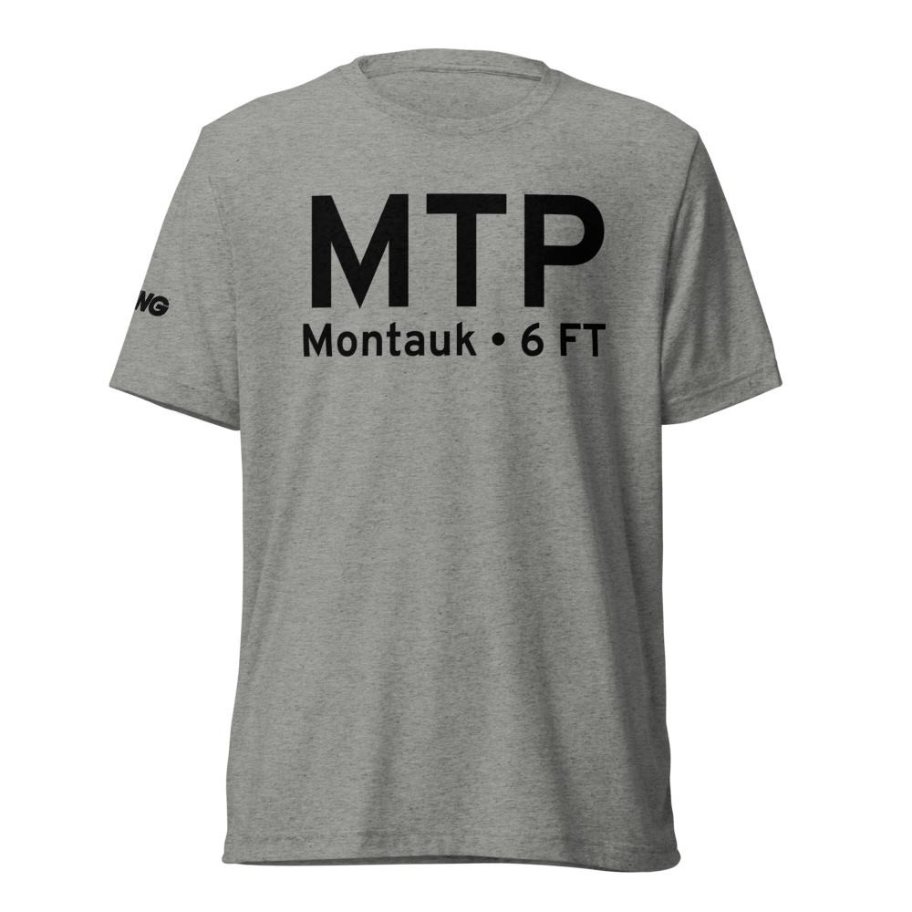 Montauk (KMTP) Airport Tri-blend T-Shirt 