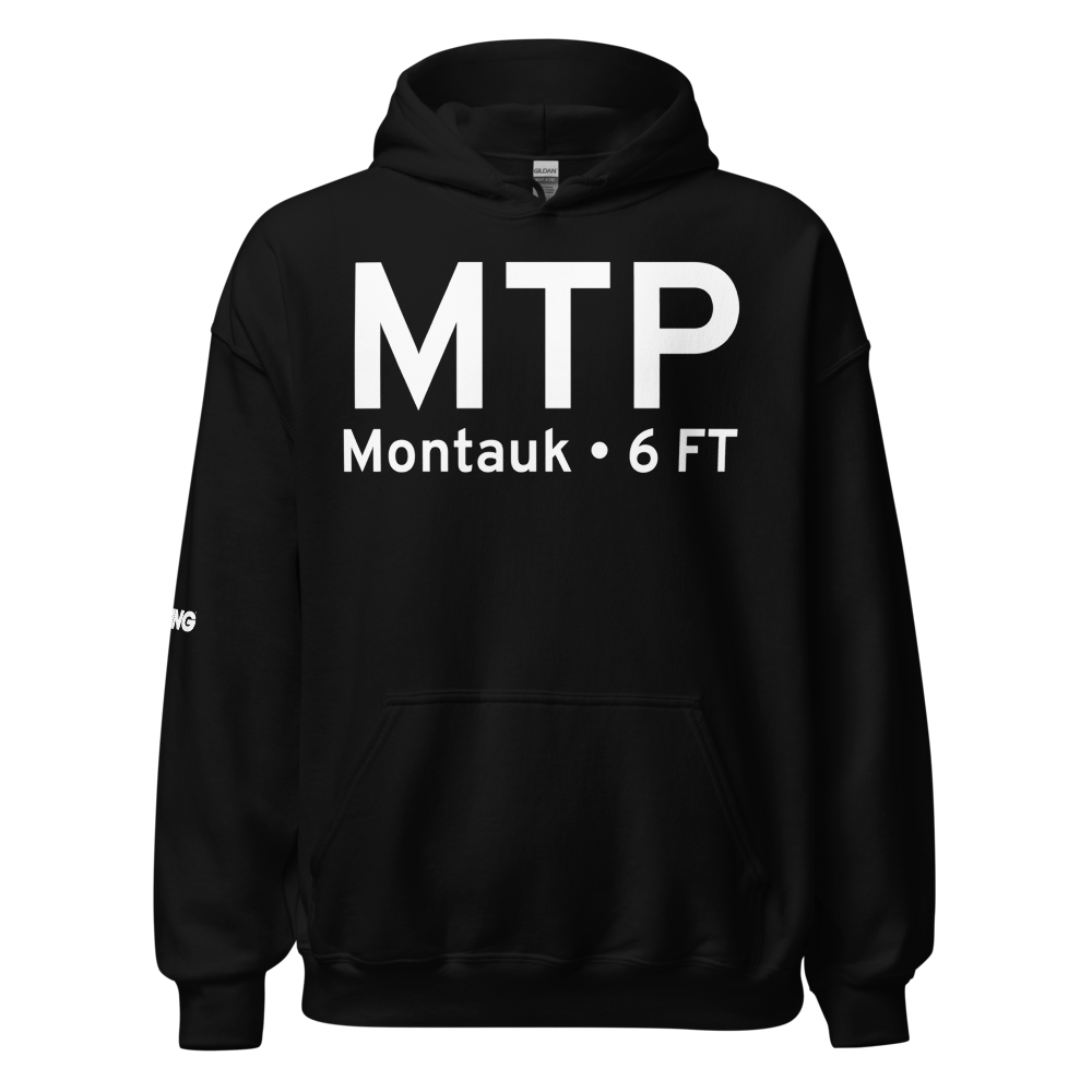 Montauk (KMTP) Airport Hoodie Sweatshirt 