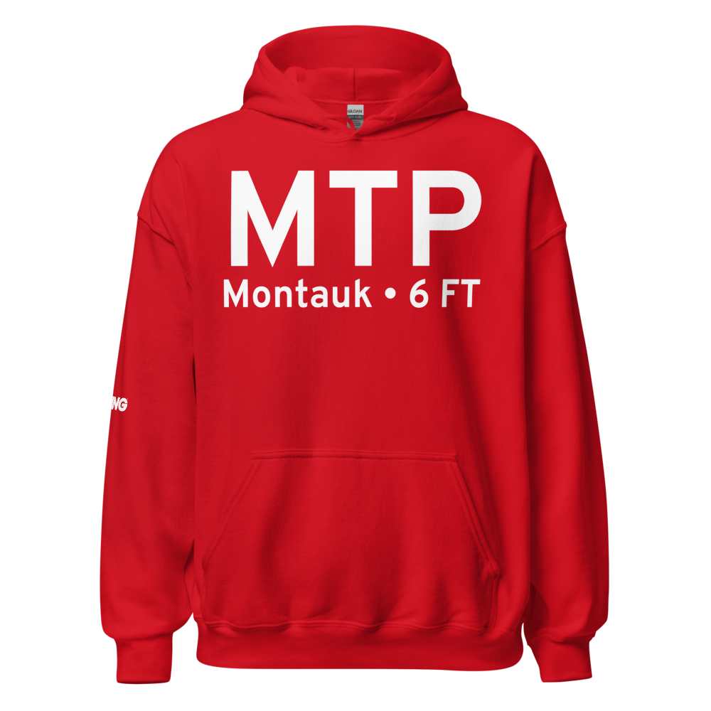 Montauk (KMTP) Airport Hoodie Sweatshirt 