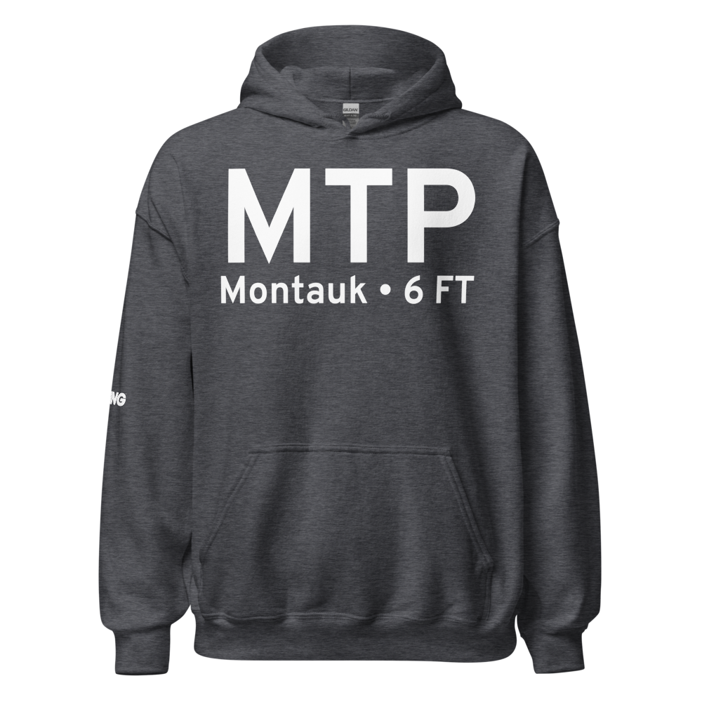 Montauk (KMTP) Airport Hoodie Sweatshirt 