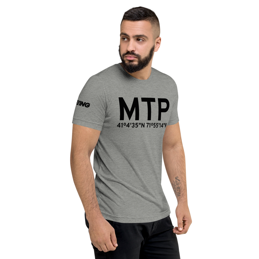 Montauk (KMTP) Airport Tri-blend T-Shirt 