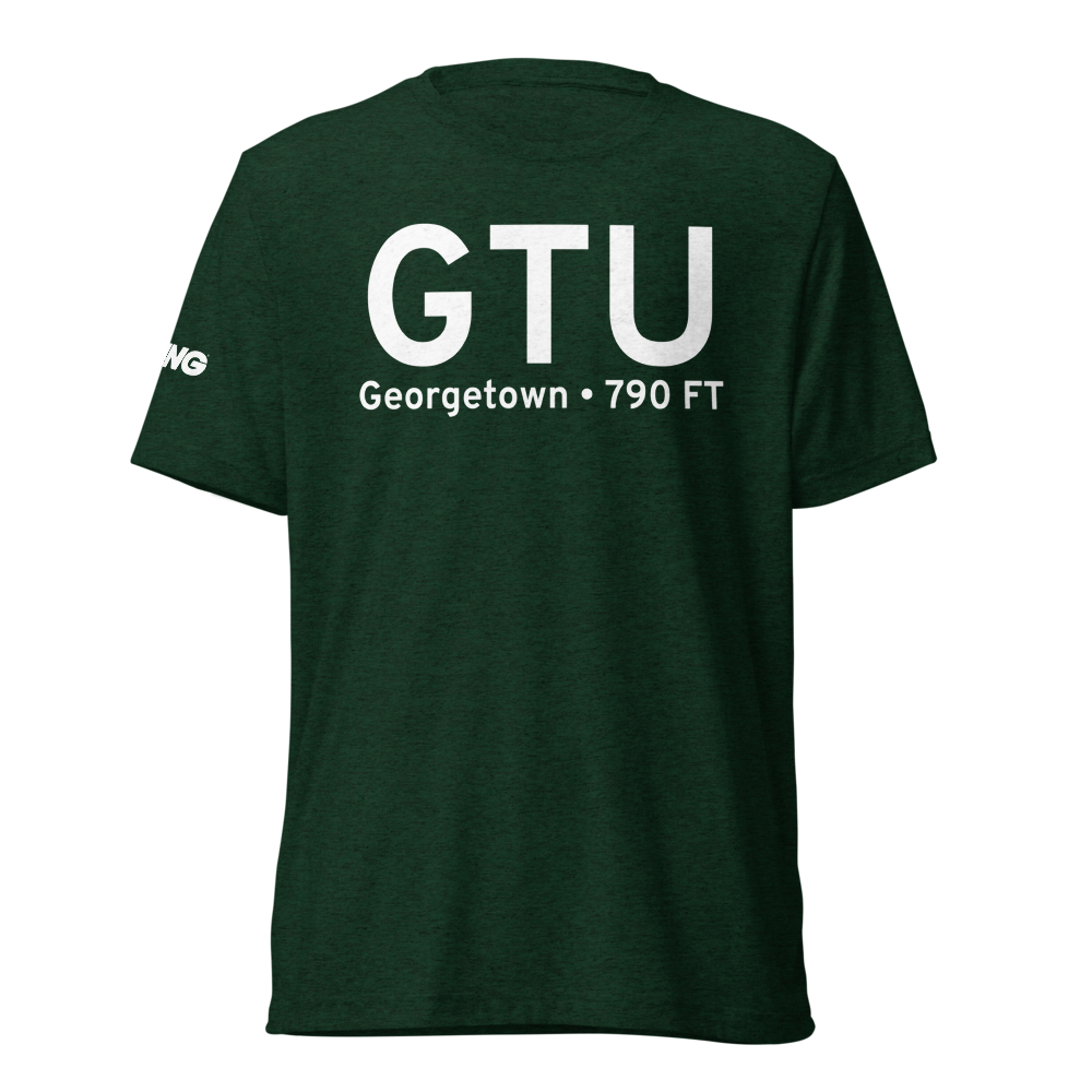 Georgetown (KGTU) Airport Tri-blend T-Shirt 