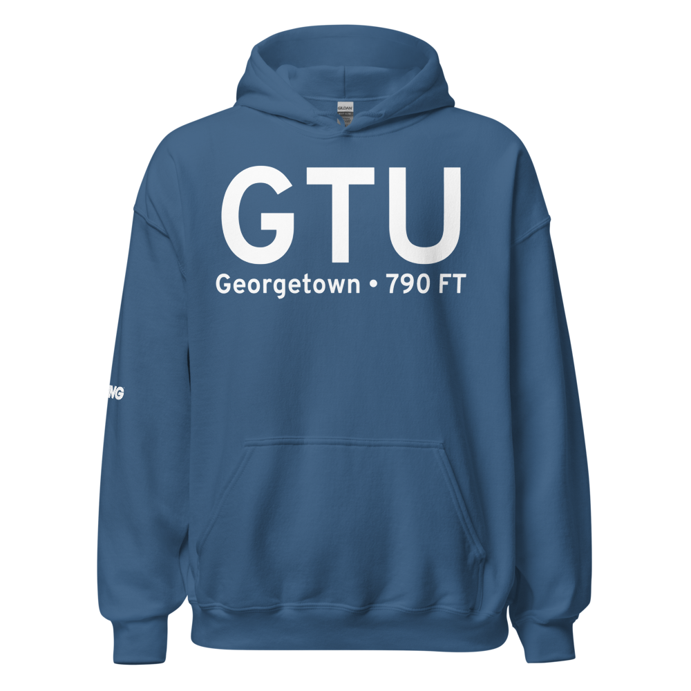 Georgetown (KGTU) Airport Hoodie Sweatshirt 