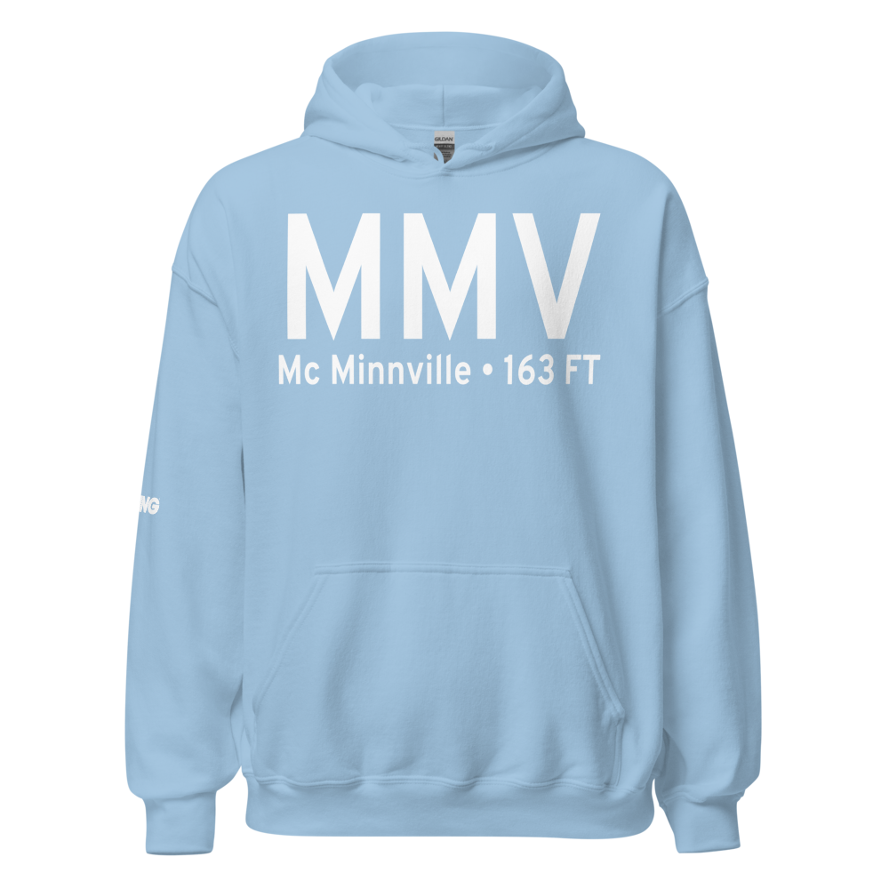 Mc Minnville (KMMV) Airport Hoodie Sweatshirt 