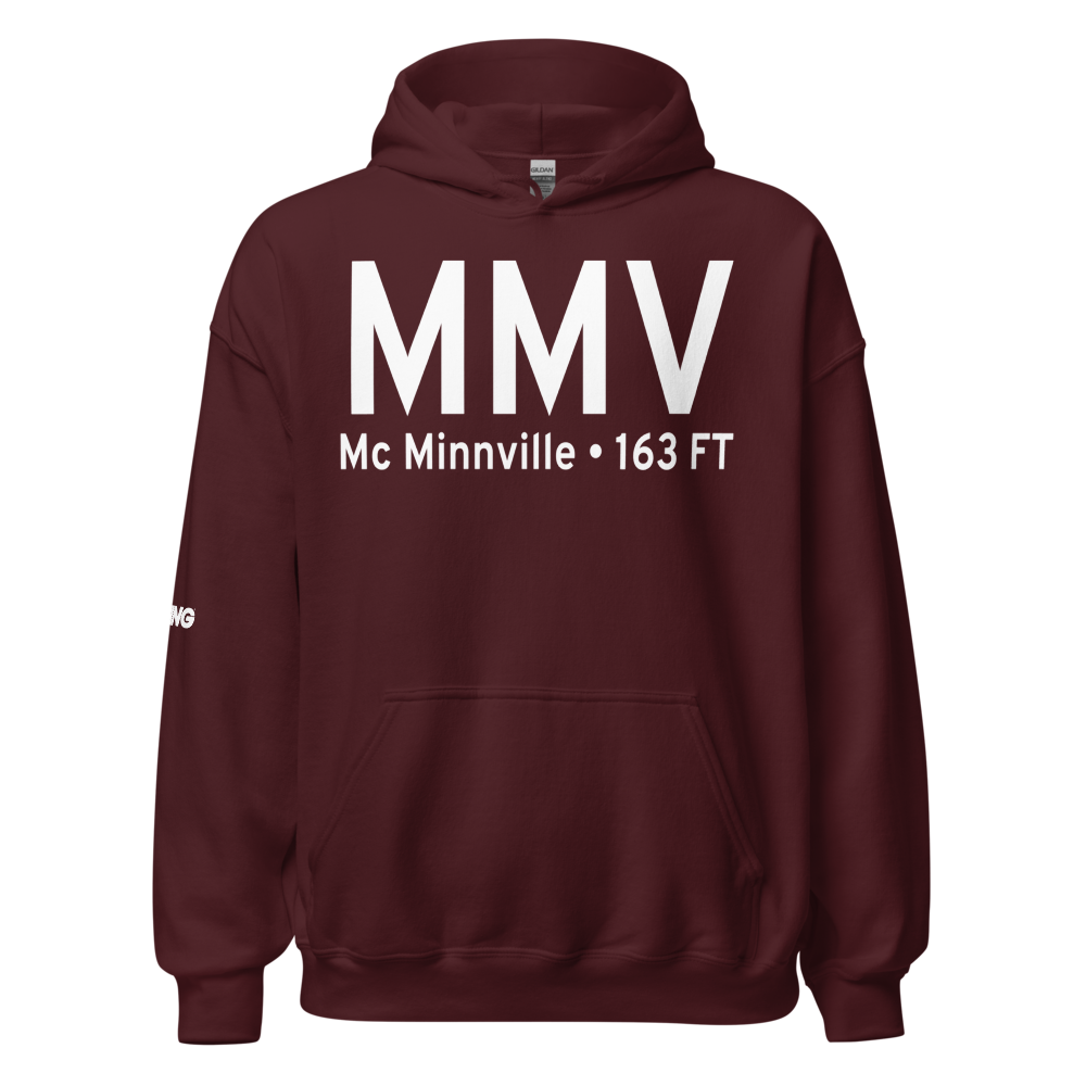Mc Minnville (KMMV) Airport Hoodie Sweatshirt 