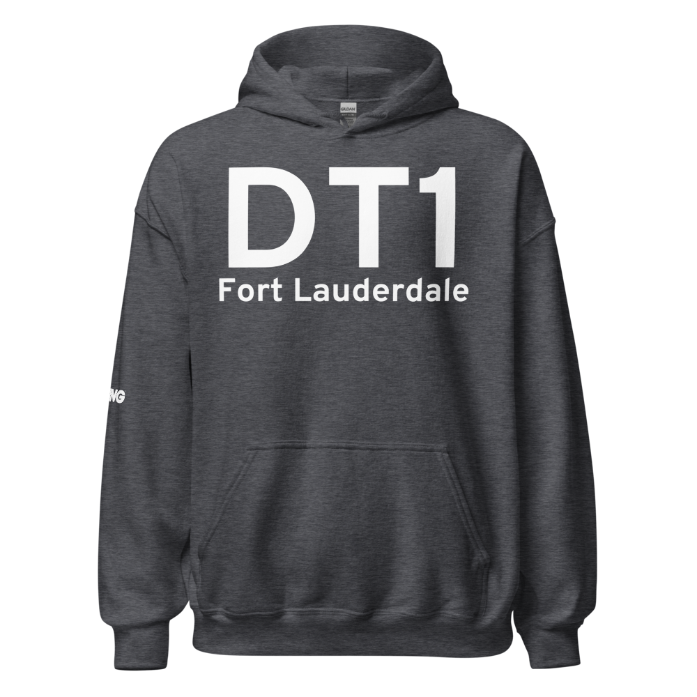 Fort Lauderdale (DT1) Airport Hoodie Sweatshirt 
