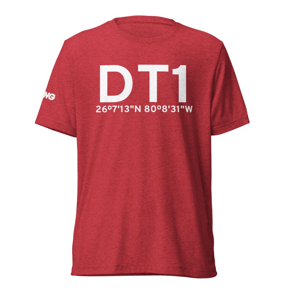 Fort Lauderdale (DT1) Airport Tri-blend T-Shirt 