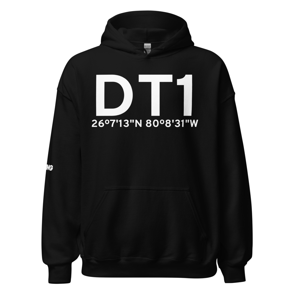 Fort Lauderdale (DT1) Airport Hoodie Sweatshirt 