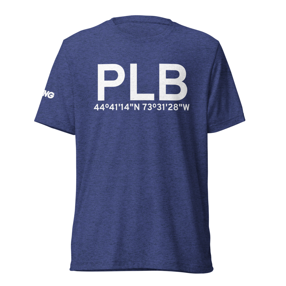 Plattsburgh (KPLB) Airport Tri-blend T-Shirt 
