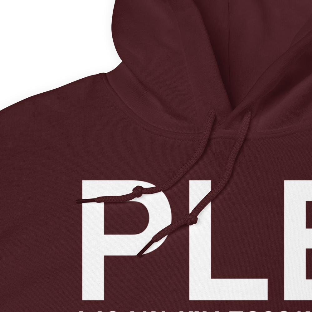 Plattsburgh (KPLB) Airport Hoodie Sweatshirt 