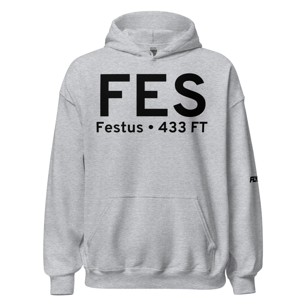 Festus (KFES) Airport Hoodie Sweatshirt 