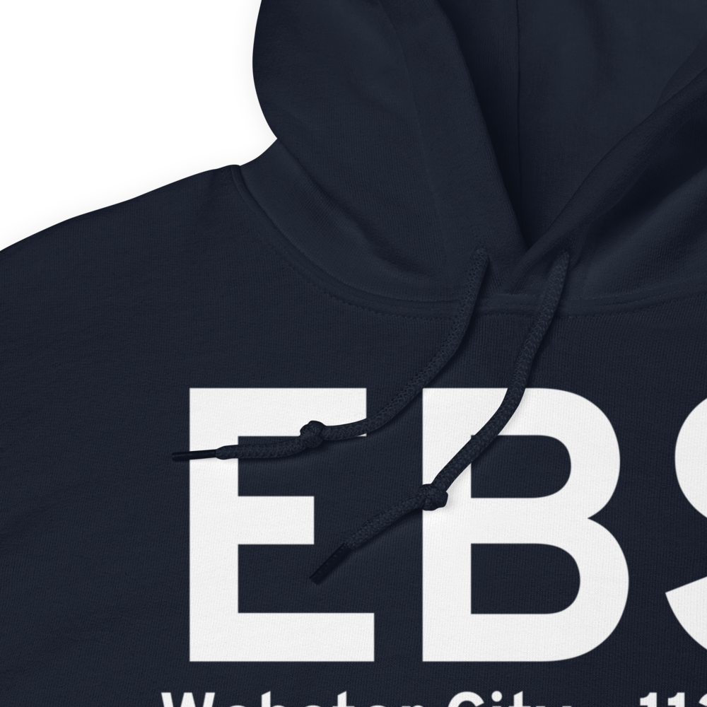 Webster City (KEBS) Airport Hoodie Sweatshirt 