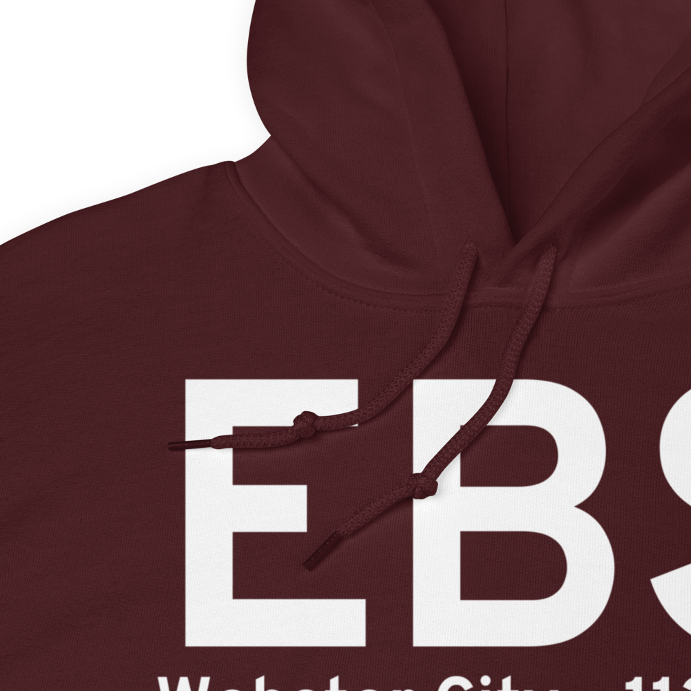 Webster City (KEBS) Airport Hoodie Sweatshirt 