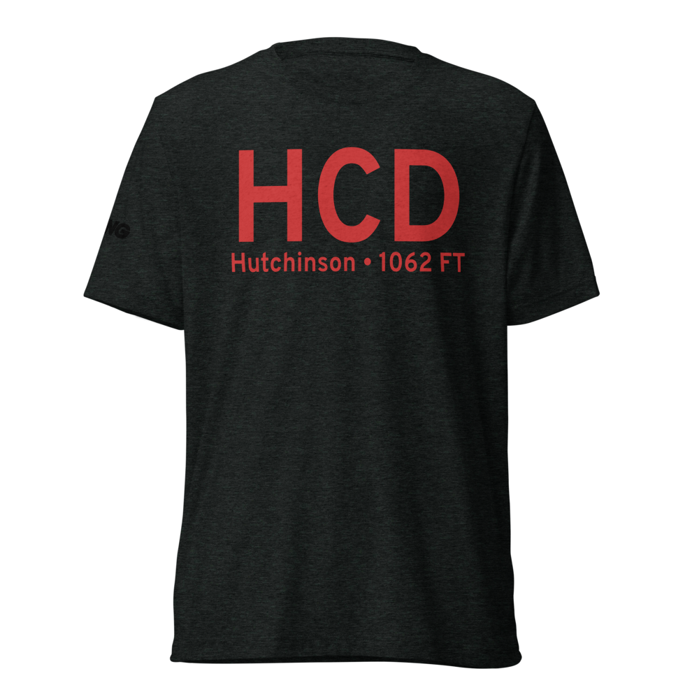 Hutchinson (KHCD) Airport Tri-blend T-Shirt 