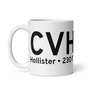 Hollister (CVH) Airport Mug