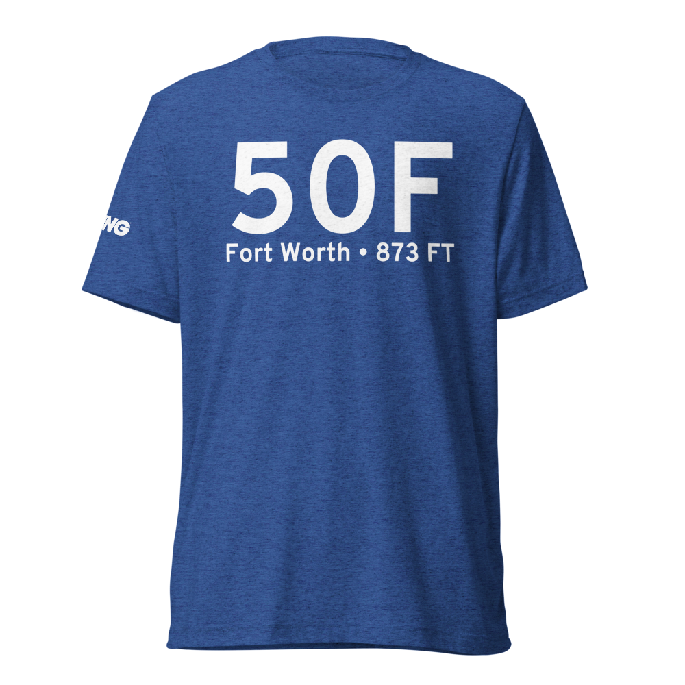 Fort Worth (K50F) Airport Tri-blend T-Shirt 