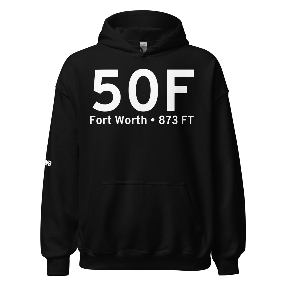 Fort Worth (K50F) Airport Hoodie Sweatshirt 